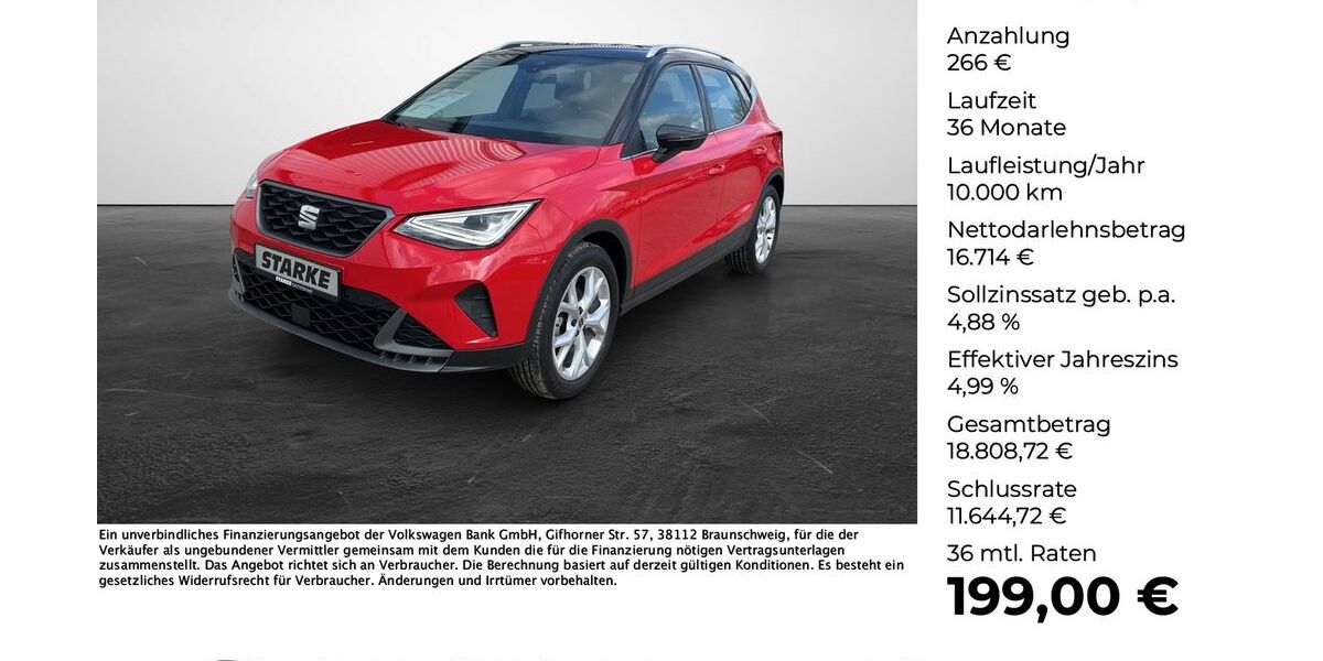 Seat Arona 23.326 km 16.980 &euro; Georgsmarienhütte (Osnabrück) 49124