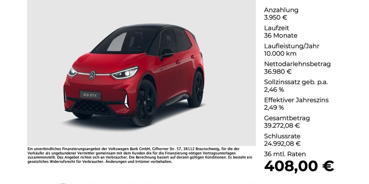 VW ID.3 10.985 km 40.930 &euro; Osnabrück 49078