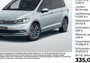 VW Touran 27.791 km 31.980 &euro; Osnabrück 49078