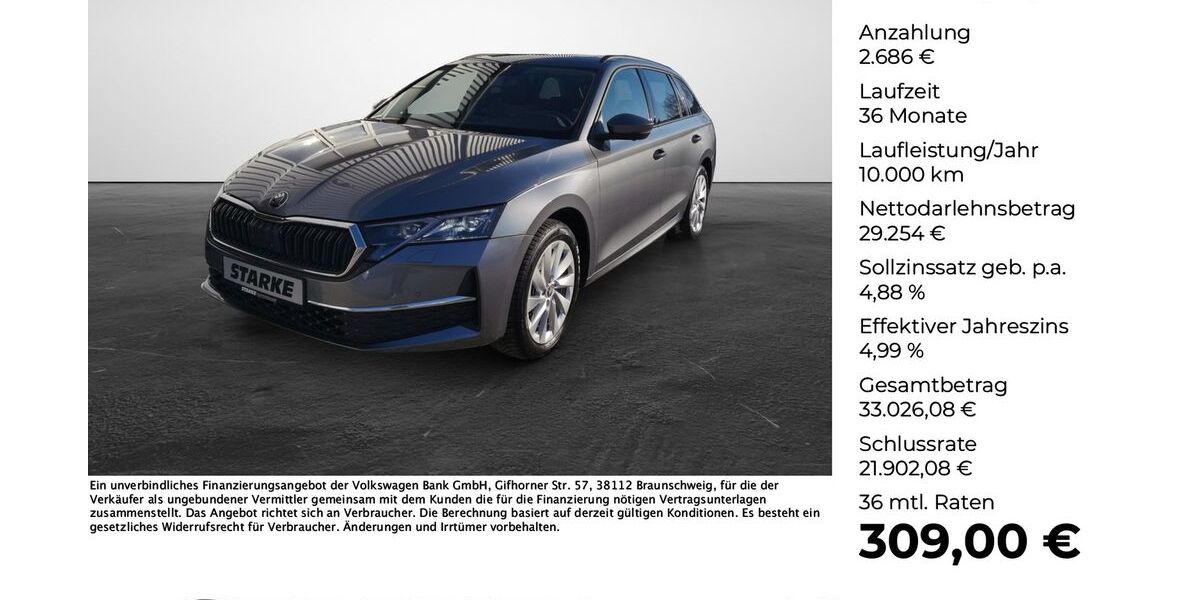 Skoda Octavia 12.490 km 31.940 &euro; Georgsmarienhütte 49124