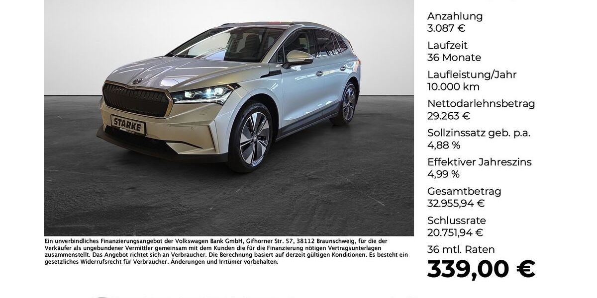 Skoda Enyaq 14.988 km 35.350 &euro; Ibbenbüren 49477