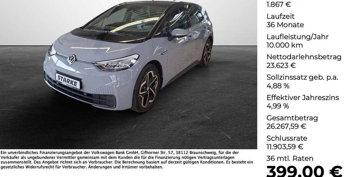 VW ID.3 51.144 km 25.490 &euro; Ibbenbüren 49477