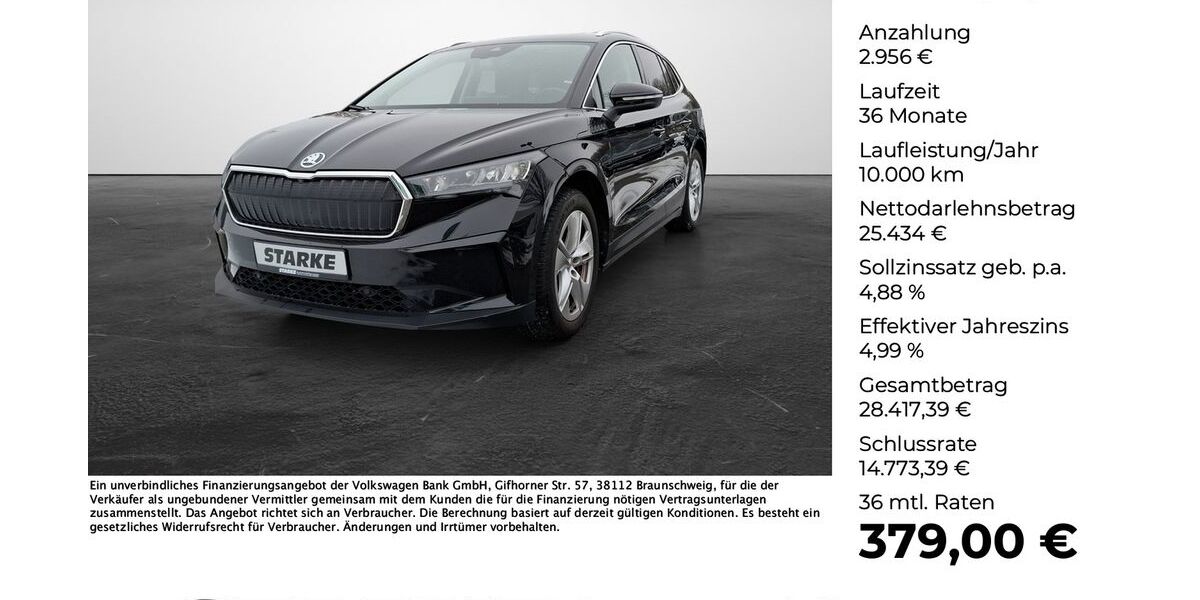 Skoda Enyaq 12.548 km 28.390 &euro; Osnabrück 49084