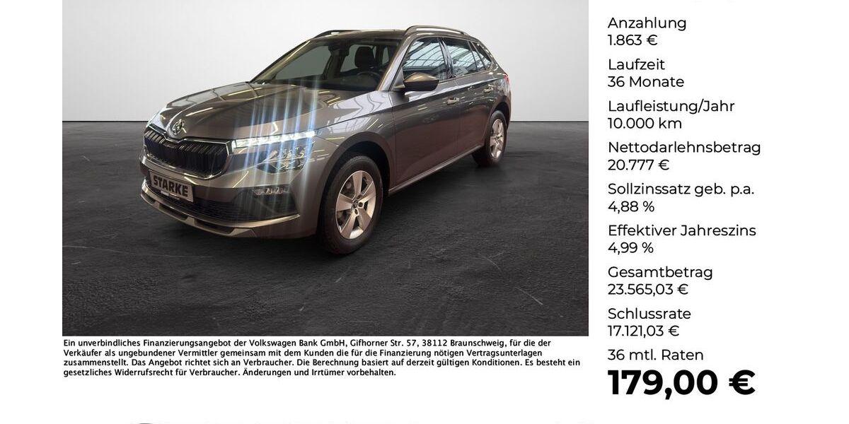 Skoda Kamiq 15.313 km 22.640 &euro; Osnabrück 49078