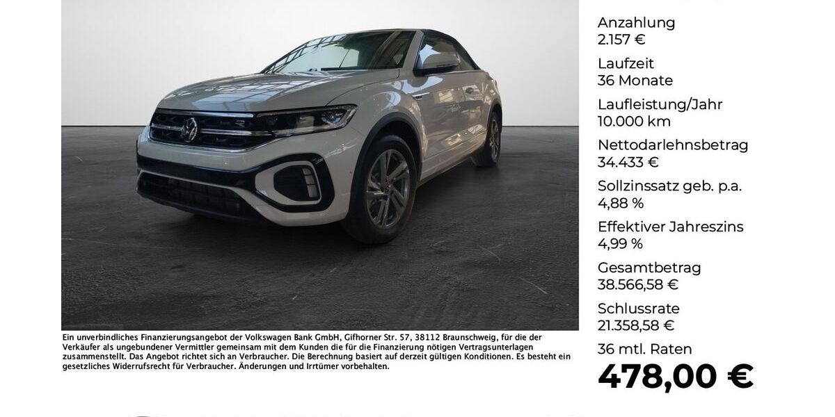 VW T-Roc 4.300 km 35.880 &euro; Osnabrück 49078