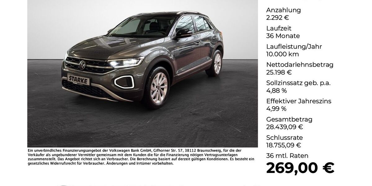 VW T-Roc 10.204 km 27.280 &euro; Osnabrück 49078
