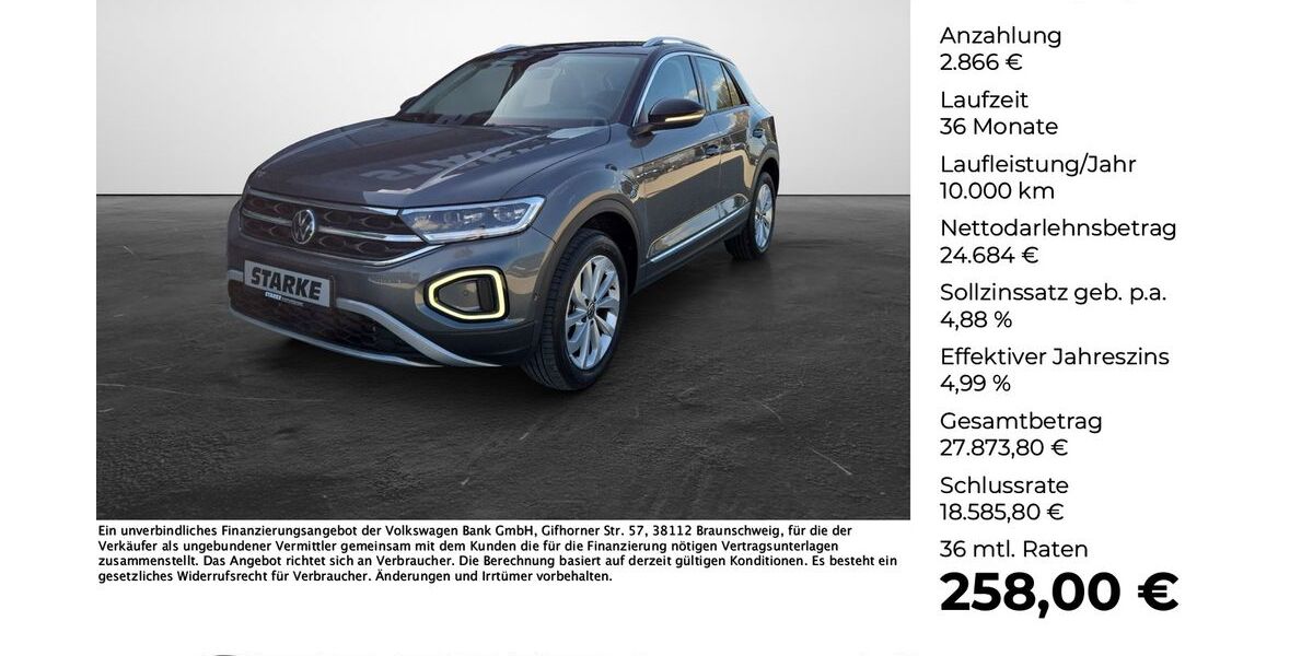 VW T-Roc 13.465 km 27.380 &euro; Wallenhorst 49134