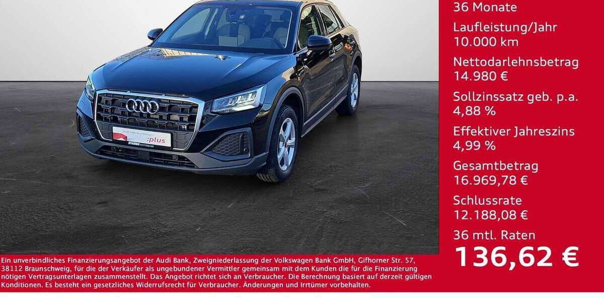 Audi Q2 89.701 km 19.980 &euro; Osnabrück 49080