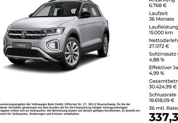 VW T-Roc 9.990 km 33.450 &euro; Versmold 33775
