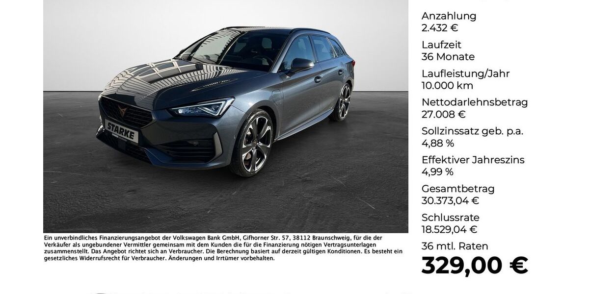 Cupra Leon 23.333 km 29.440 &euro; Georgsmarienhütte (Osnabrück) 49124