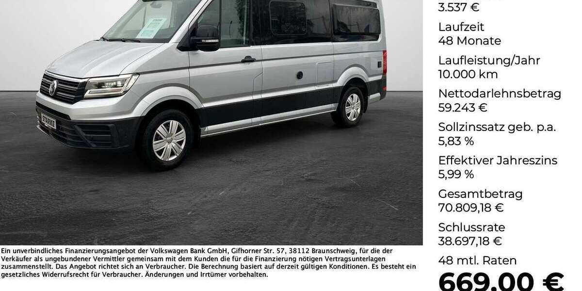 VW Crafter 33.460 km 62.780 &euro; Lotte 49504