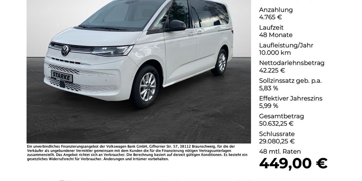 VW T7 Multivan 23.559 km 46.990 &euro; Lotte 49504