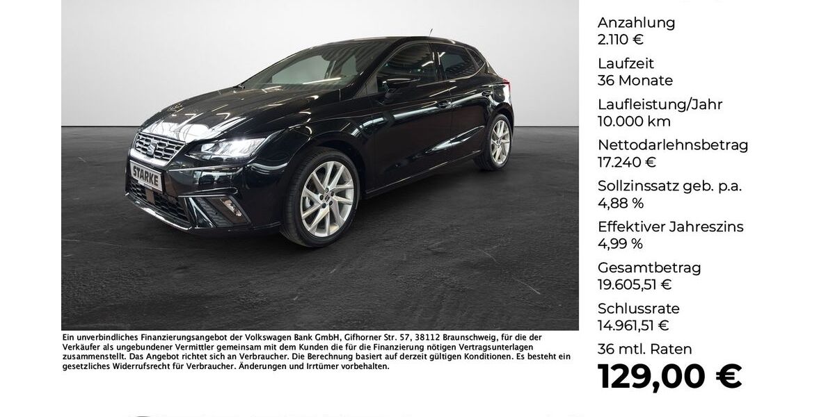 Seat Ibiza 7.816 km 19.350 &euro; Osnabrück 49078