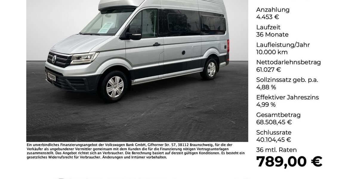 VW Crafter 33.460 km 62.780 &euro; Lotte 49504