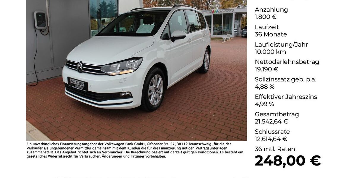 VW Touran 131.095 km 19.990 &euro; Versmold 33775