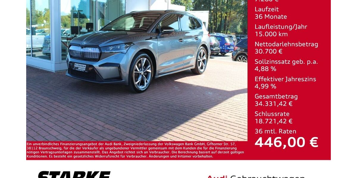 Skoda Enyaq 21.190 km 37.440 &euro; Versmold 33775