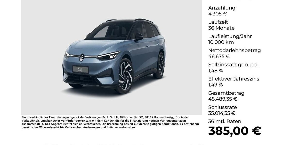 VW ID.7 12.522 km 50.980 &euro; Osnabrück 49078