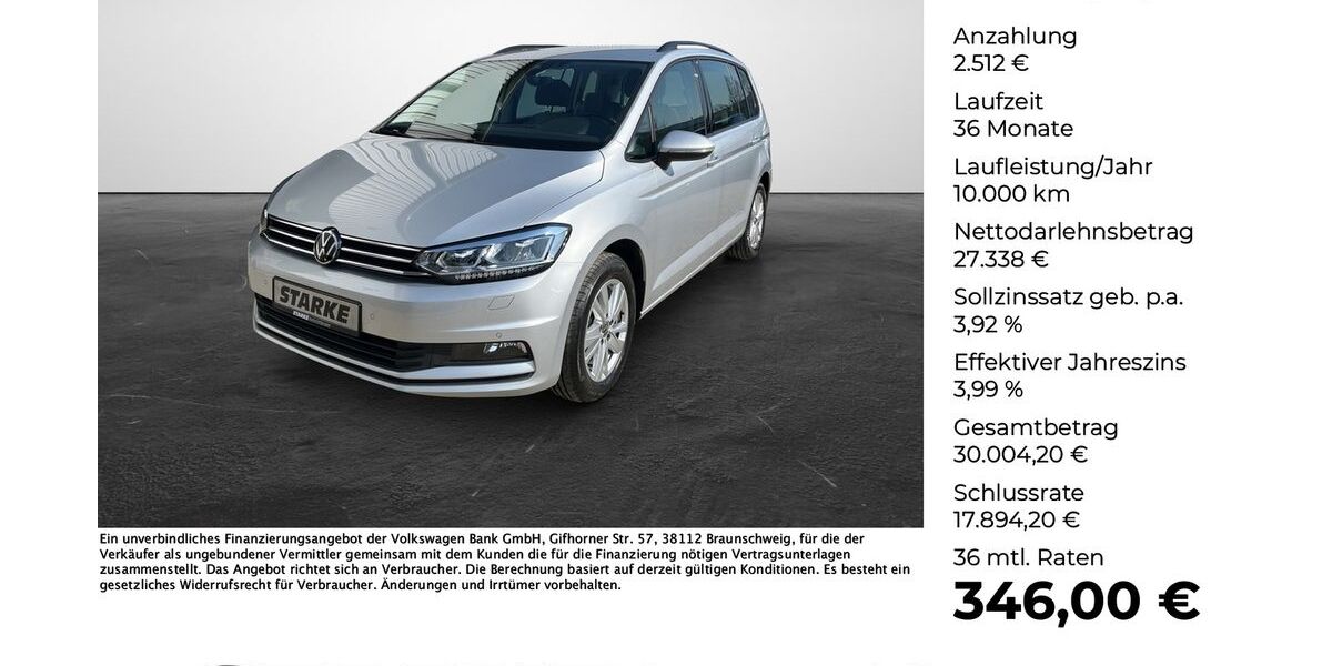 VW Touran 53.066 km 29.850 &euro; Georgsmarienhütte (Osnabrück) 49124