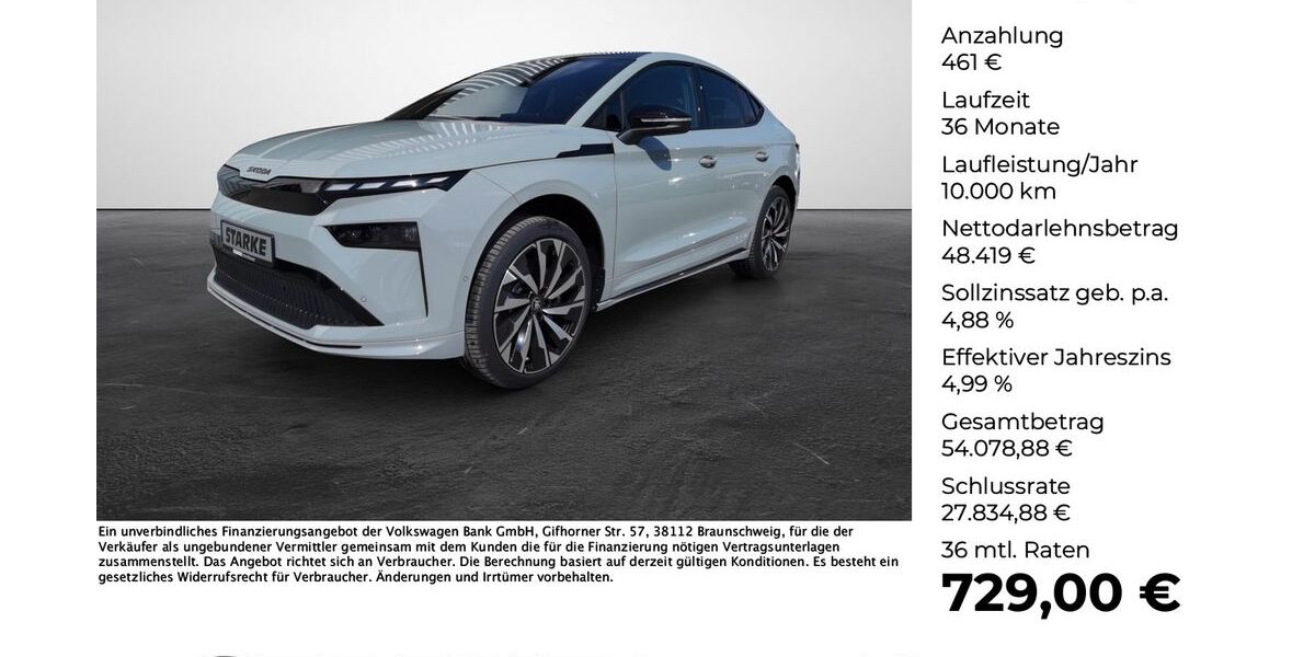 Skoda Enyaq 12.000 km 48.880 &euro; Georgsmarienhütte 49124