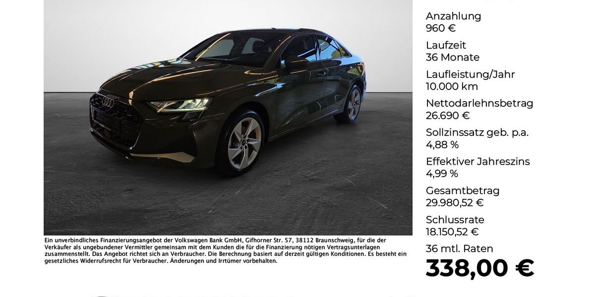 Audi A3 6.266 km 27.250 &euro; Ibbenbüren 49477