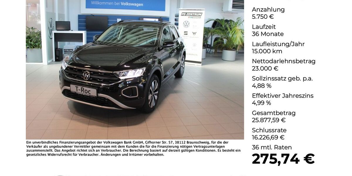 VW T-Roc 9.990 km 27.850 &euro; Versmold 33775
