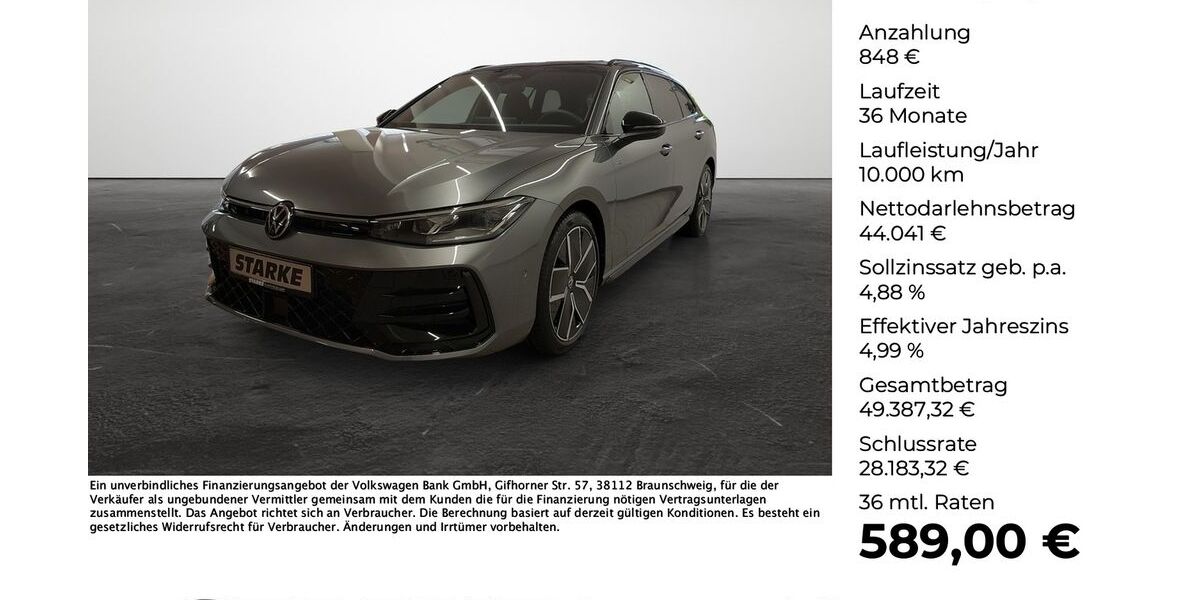 VW Passat Variant 12.518 km 44.889 &euro; Georgsmarienhütte (Osnabrück) 49124