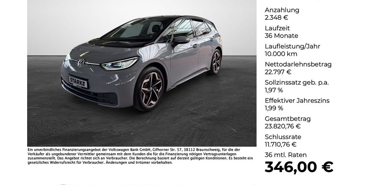 VW ID.3 43.166 km 25.145 &euro; Osnabrück 49078
