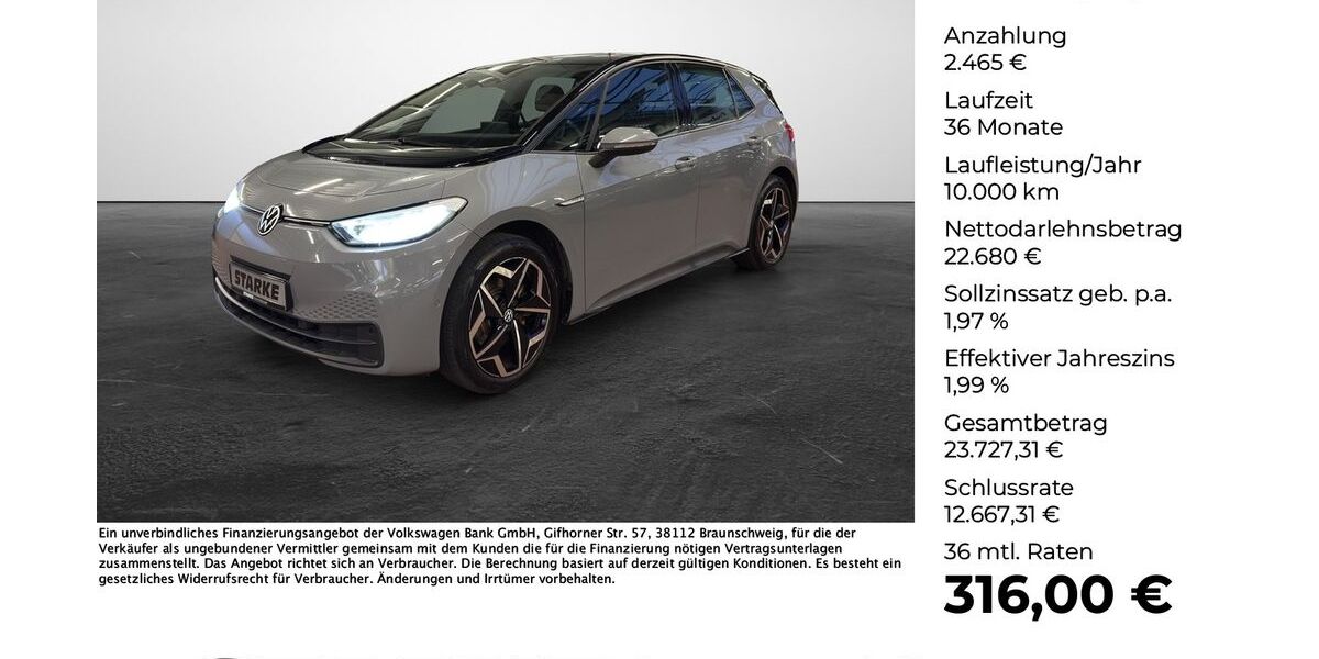 VW ID.3 46.106 km 25.145 &euro; Osnabrück 49078