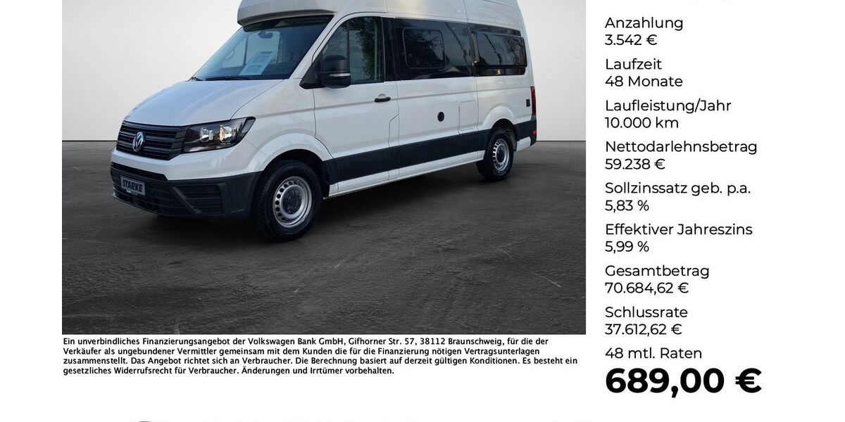 VW Crafter 33.990 km 62.780 &euro; Lotte 49504