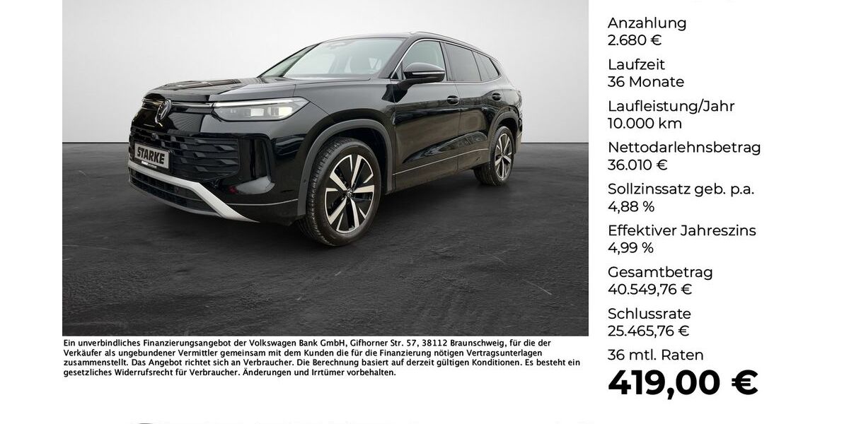 VW Tayron 7.555 km 38.690 &euro; Georgsmarienhütte (Osnabrück) 49124