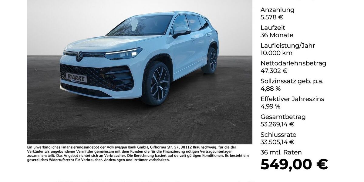 VW Tayron 16.550 km 51.990 &euro; Osnabrück 49078