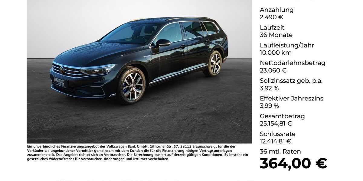 VW Passat Variant 61.727 km 25.550 &euro; Versmold 33775