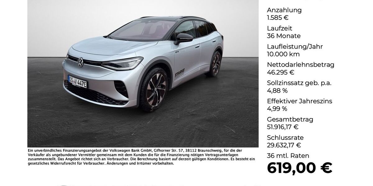 VW ID.4 9.569 km 47.880 &euro; Osnabrück 49078