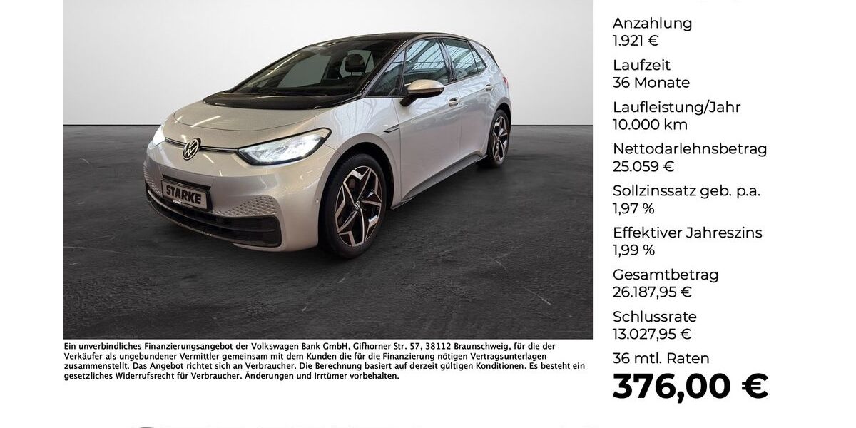 VW ID.3 20.963 km 26.980 &euro; Osnabrück 49078