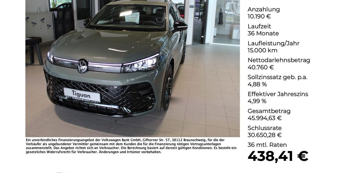 VW Tiguan 16.000 km 50.840 &euro; Versmold 33775